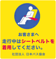 ���q�l�ցA���s���̓V�[�g�x���g�𒅗p���Ă��������B
